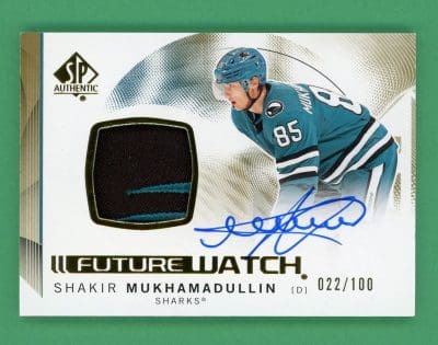 Shakir Mukhamadullin 2024-25 Upper Deck SPA Future Watch Auto Patch /100 #122