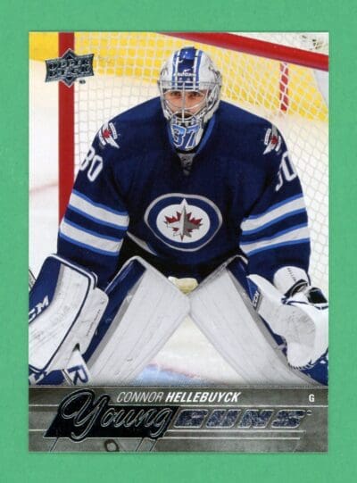Connor Hellebuyck 2015-16 Upper Deck Series 1 Young Guns #214 (A)