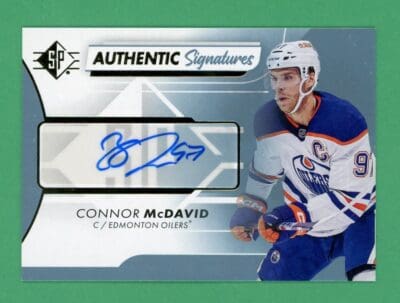 Connor Mcdavid 2022-23 Upper Deck SP Authentic Signatures #AS-MC