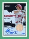 Mike Schmidt 2026 Topps Heritage Autographed Bat Relic /10 #TMA-MS
