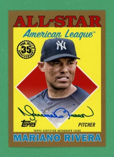 Mariano Rivera 2023 Topps Series 2 1988 All-Star Gold Auto /25 #88ASA-MR