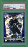 Will Smith 24-25 OPC Platinum Blue Fragments Marquee Rookie /125 #278 PSA 10