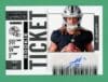Ashton Jeanty 2025 Panini Select Rookie Ticket Variation Auto #19