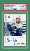 Quinn Hughes 2019-20 Upper Deck SP Authentic Future Watch /999 #163 PSA 10