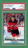 Jack Hughes 2019-20 Upper Deck Series 1 Young Guns #201