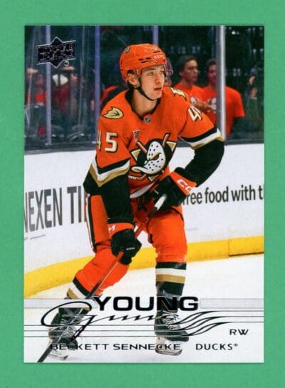 Beckett Sennecke 2025-26 Upper Deck Extended Young Guns #701