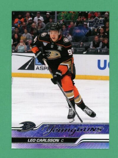 Leo Carlsson 2023-24 Upper Deck Series 2 Young Guns #468 (B)