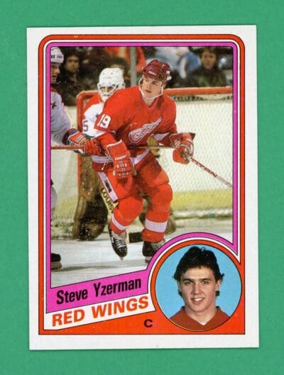 Steve Yzerman 1984-85 Topps Rookie Card #49